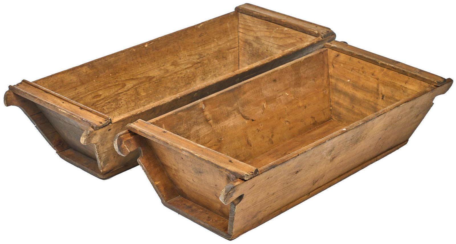 Pair of Rustic Farmhouse Animal Troughs (1 of 4)