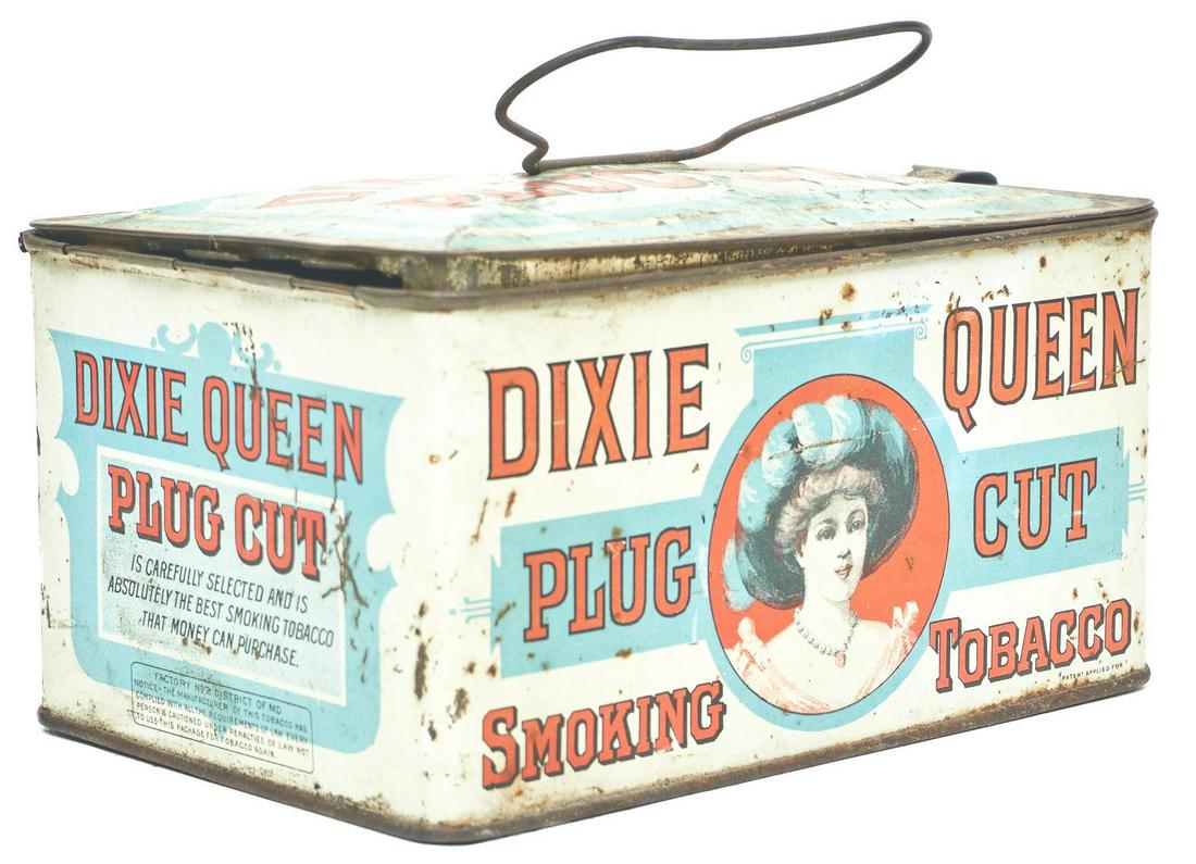 Vintage Dixie Queen Tobacco Tin (1 of 5)