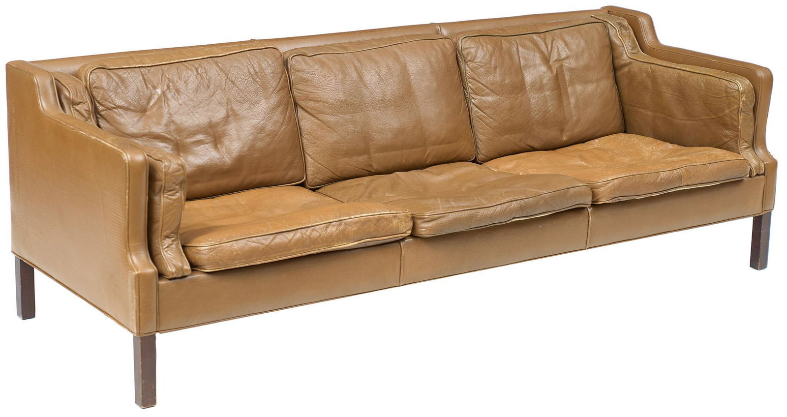 Danish Mid-Century Leather Sofa (1 of 3)