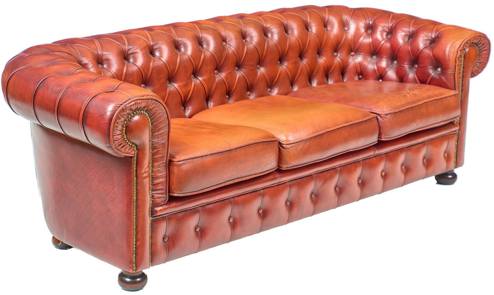 Vintage Chesterfield Leather Sofa (1 of 3)