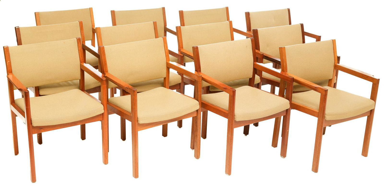 Set of 12 Danish Mid-Century Dining Chairs (1 of 5)