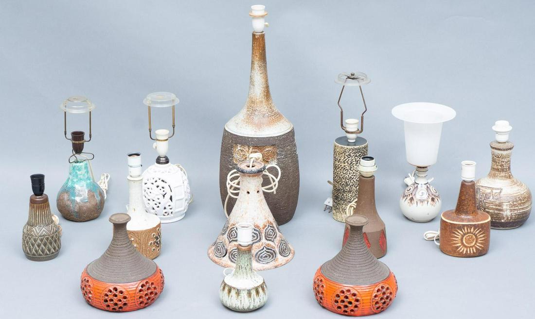Collection of 14 Danish Mid-Century Lamps (1 of 15)