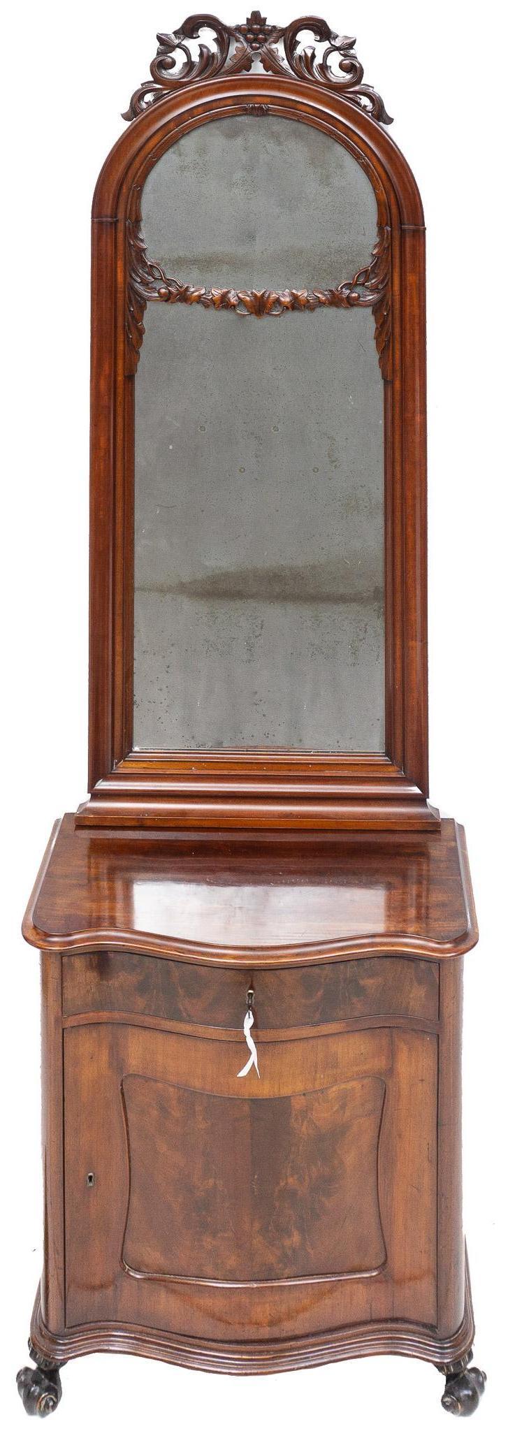 Biedermeier Style Hall Console and Mirror (1 of 4)