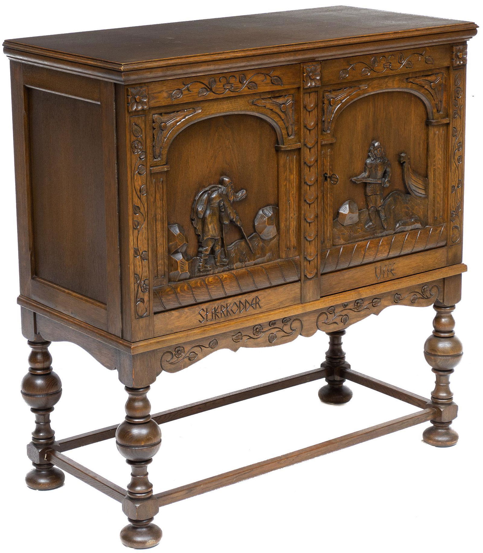 Dutch Carved Cabinet (1 of 8)
