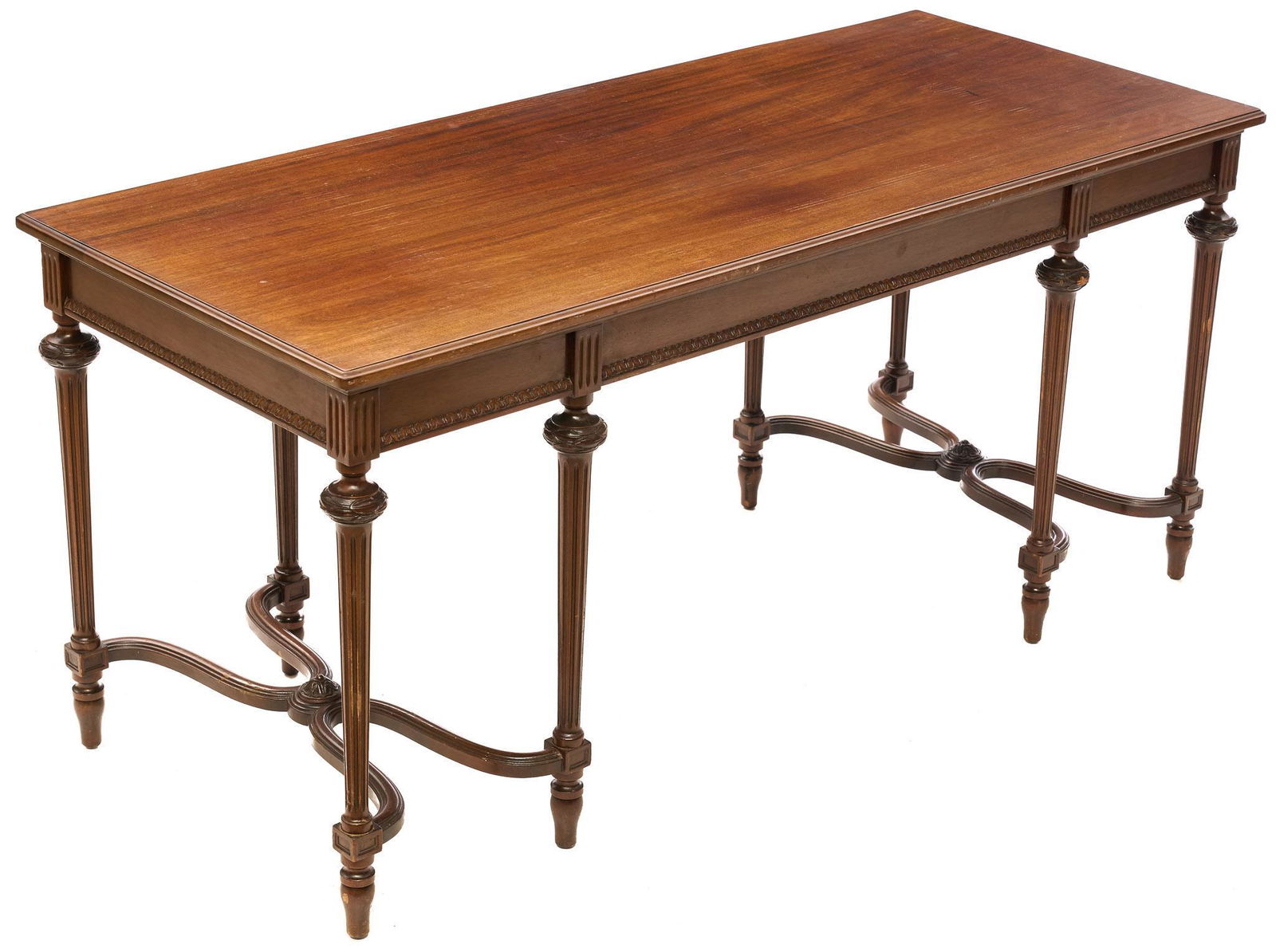 Edwardian Style Library Table (1 of 3)