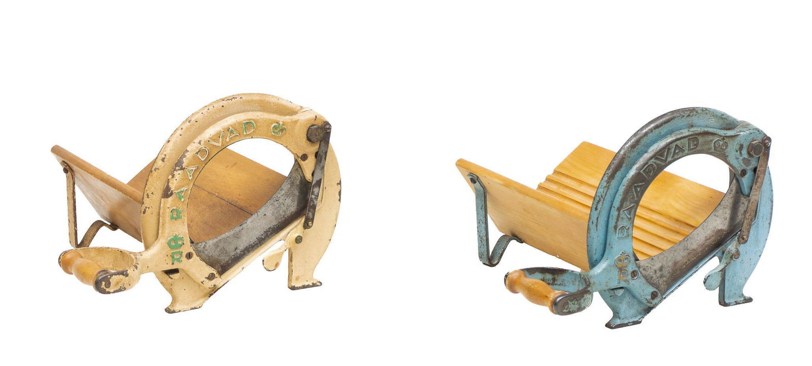 Pair of Rustic Farmhouse Cabbage Cutters (1 of 6)