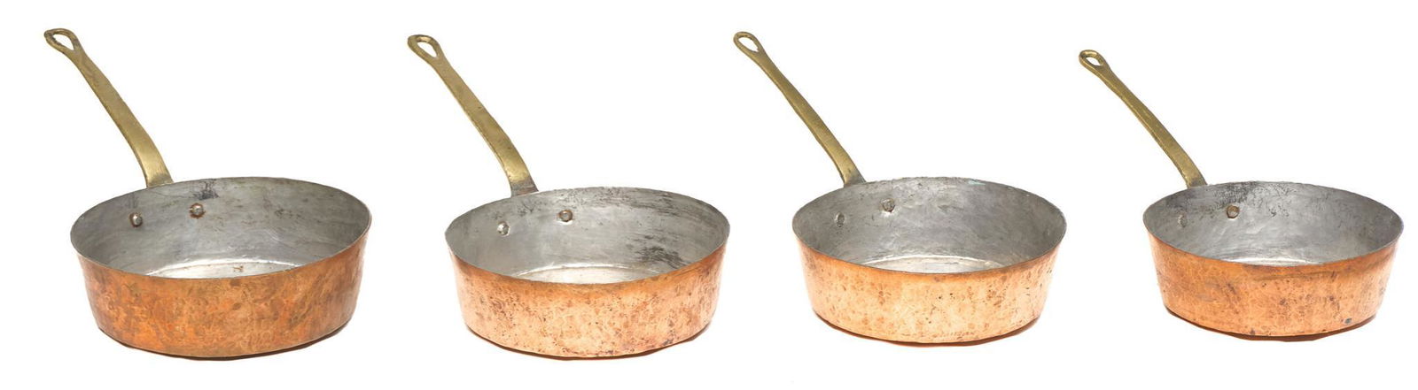 Set of 4 French Farmhouse Cooking Pans (1 of 3)
