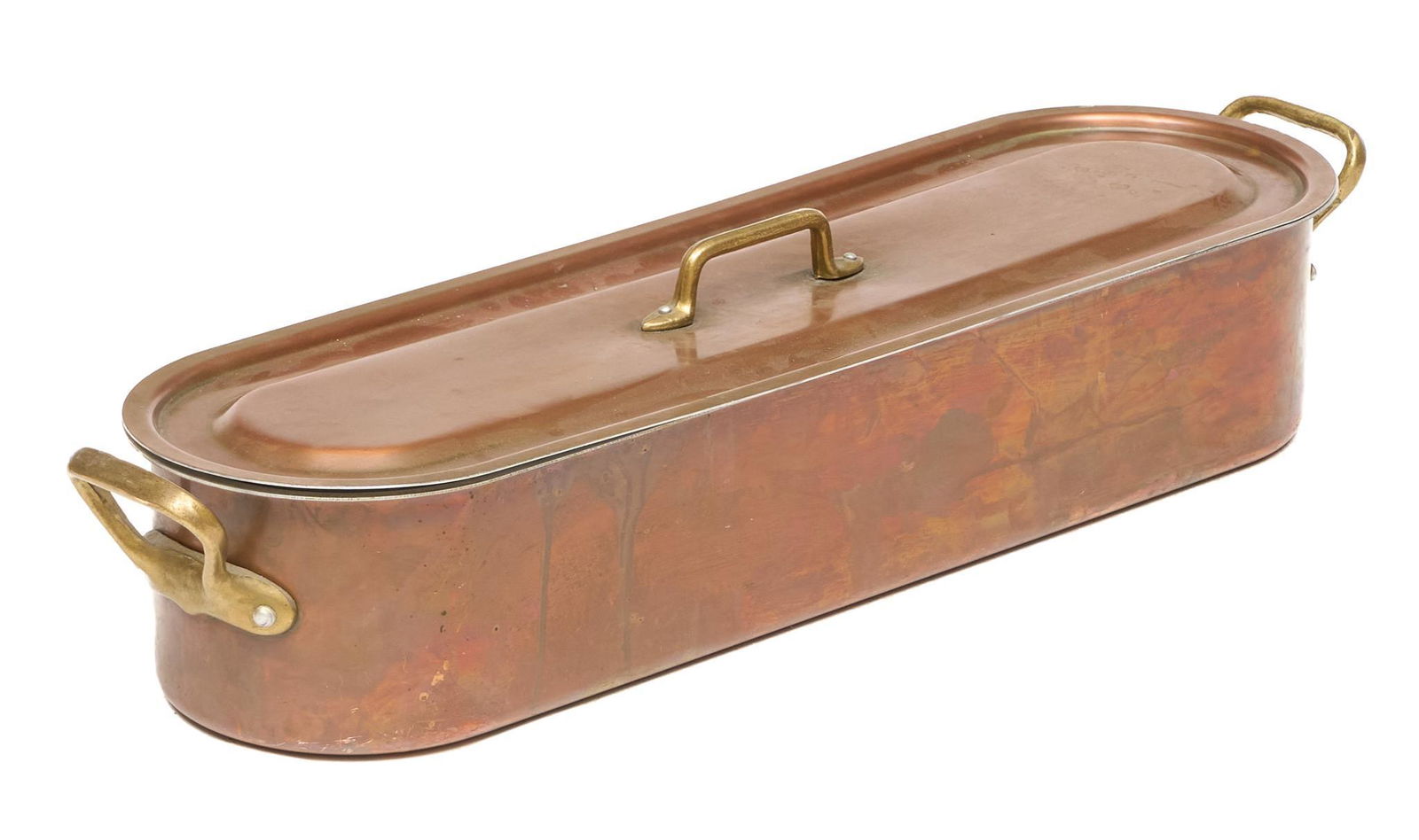 French Farmhouse Lidded Copper Fish Pan (1 of 6)