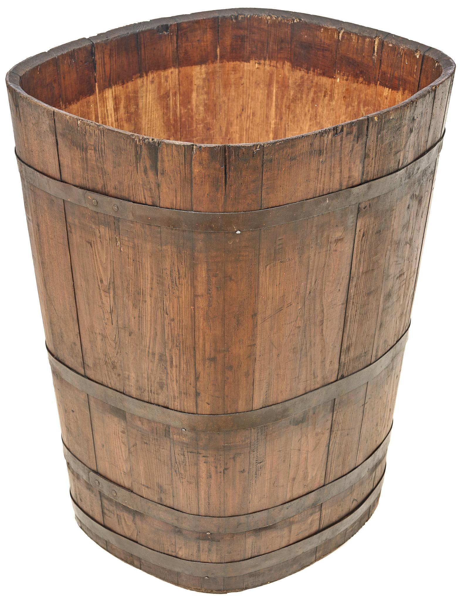 Vintage French Vineyard Grape Harvest Barrel (1 of 5)