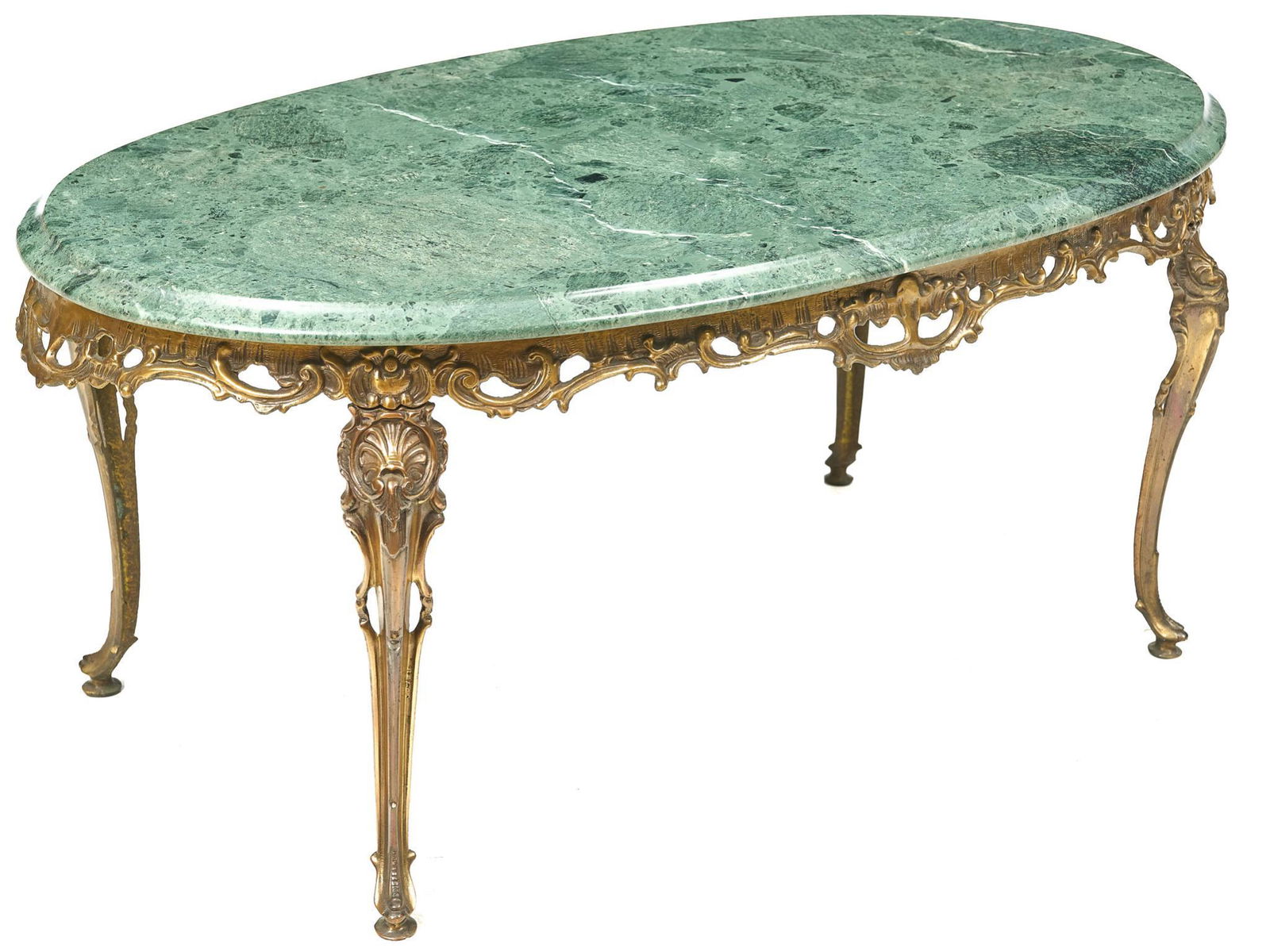 French Empire Style Onyx Coffee Table (1 of 3)