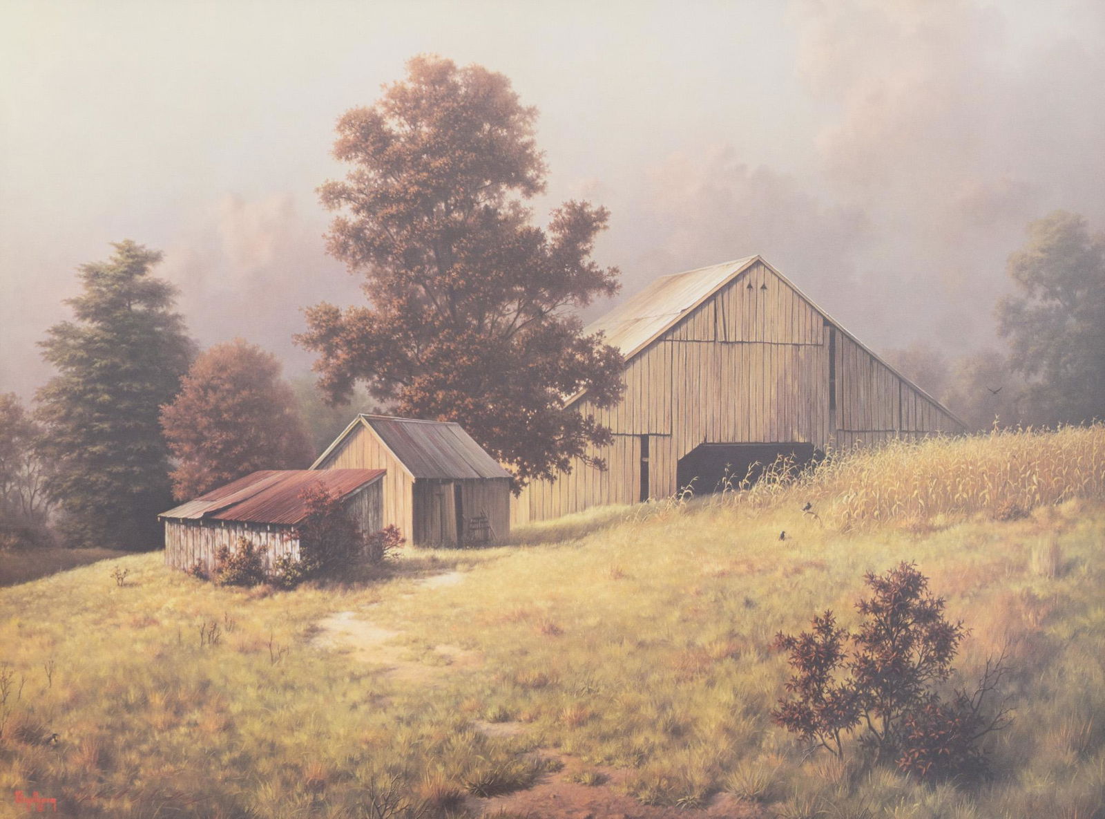 Dalhart Windberg (b. 1933, TX), "Timeworn Shelters" (1 of 7)