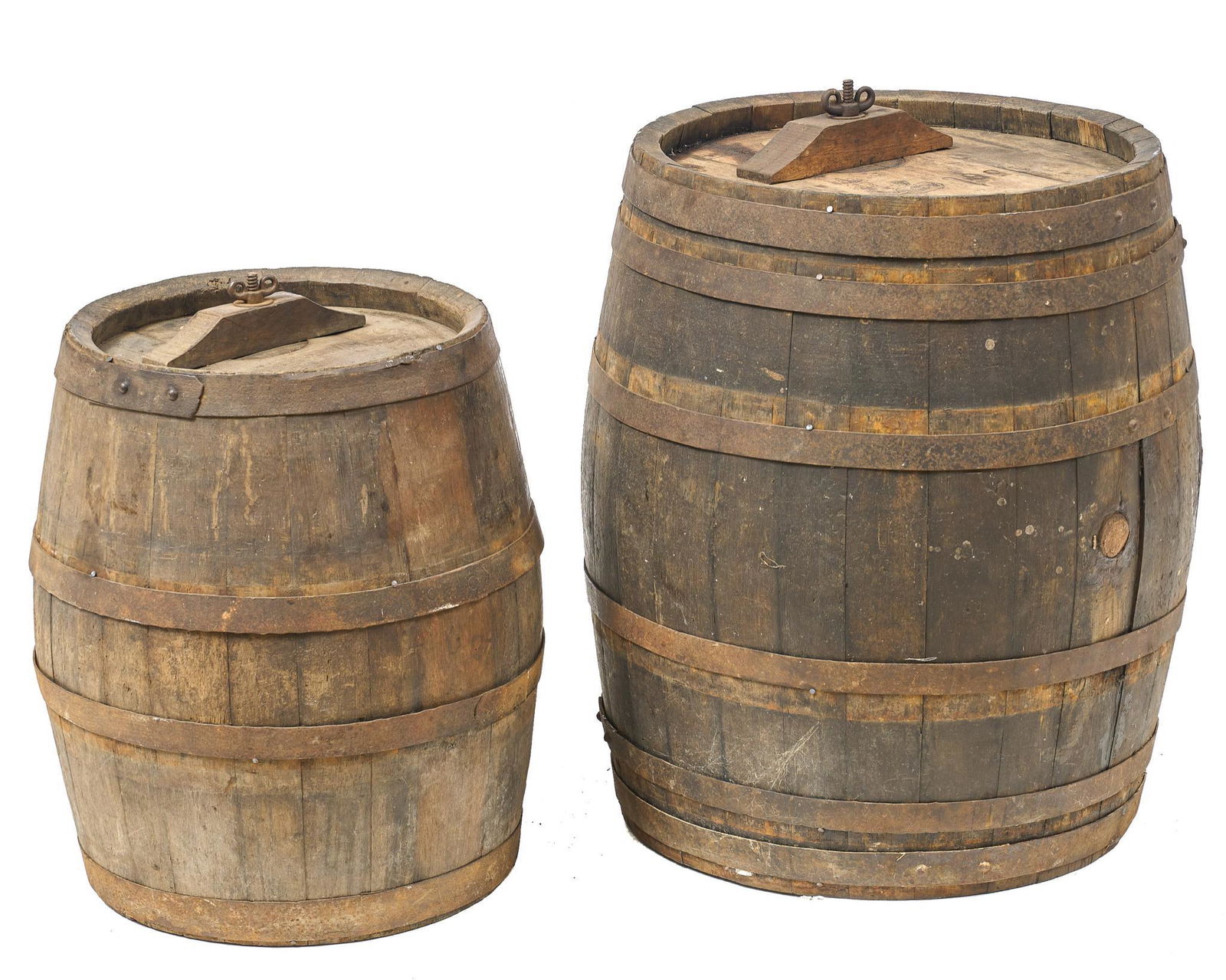 Pair of Rustic Barrels (1 of 5)