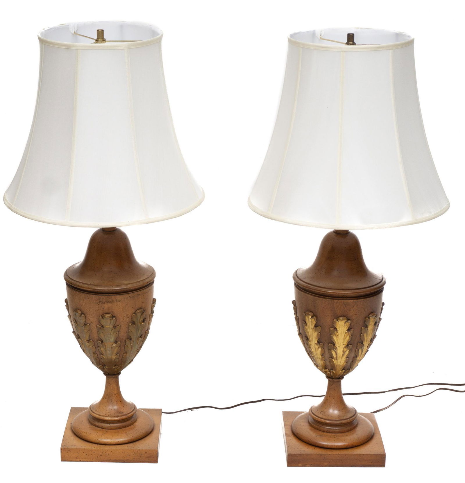 Pair of Vintage Urn Table Lamps (1 of 7)