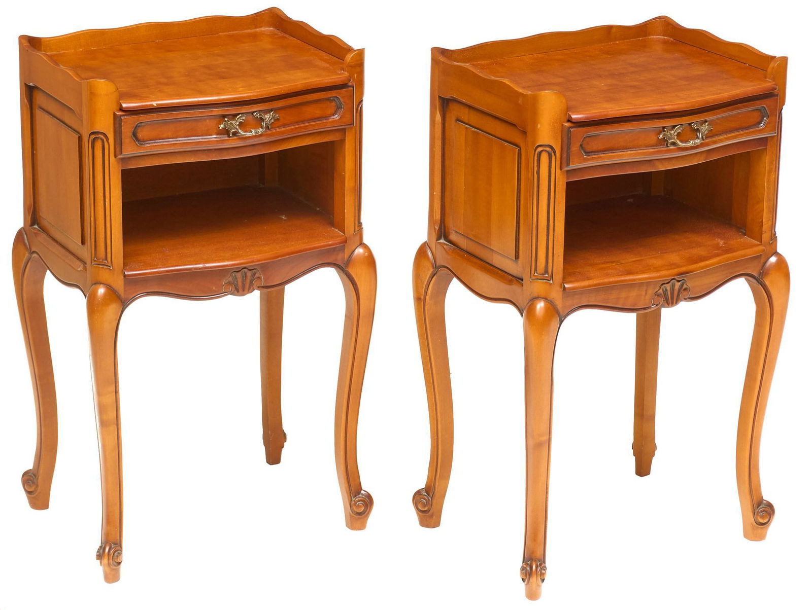 Pair of French Provincial Night Stands (1 of 6)