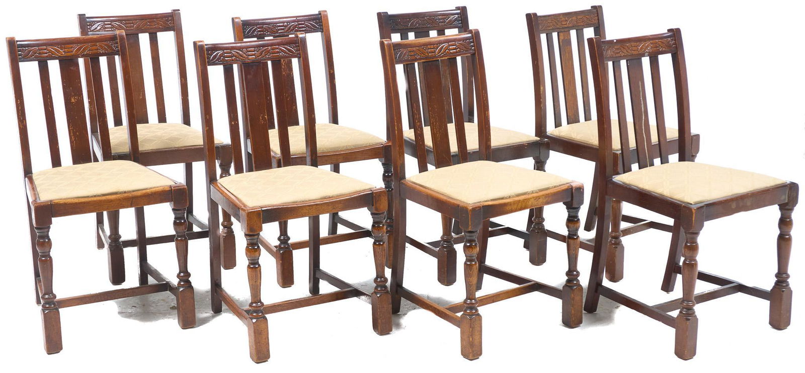 Set of 8 Vintage Dining Chairs (1 of 3)