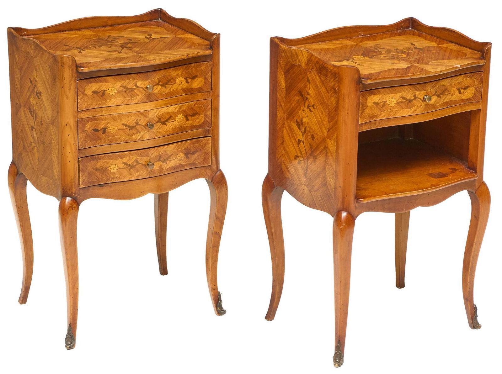 Pair of Louis III Style Night Stands (1 of 5)