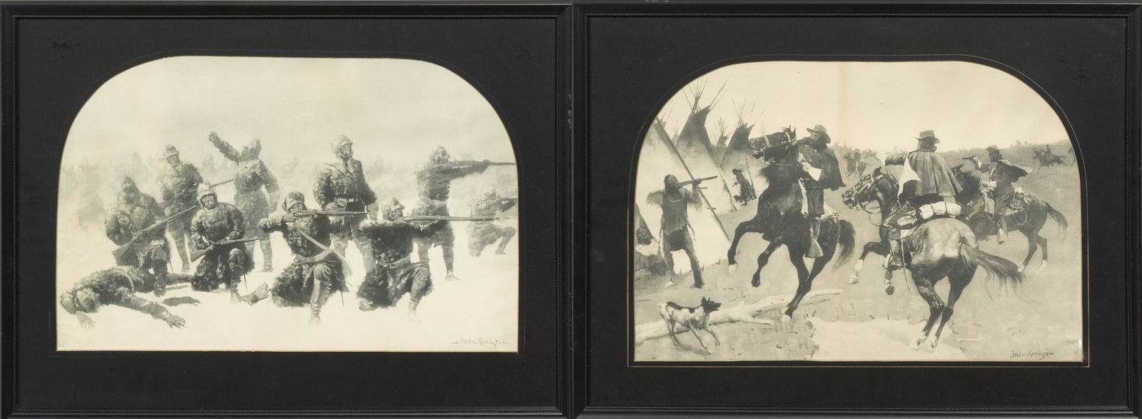 Frederic Remington (1861-1909), Pair of Prints (1 of 6)