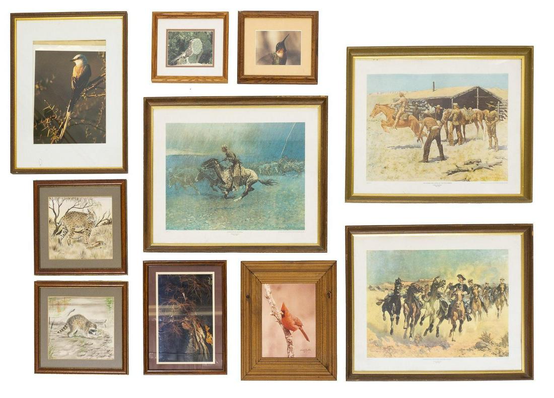Collection of 10 Western Prints, To Include Frederic (1 of 20)