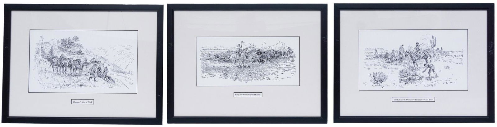 Charles M. Russell (1864-1926), Collection of 3 Prints (1 of 14)