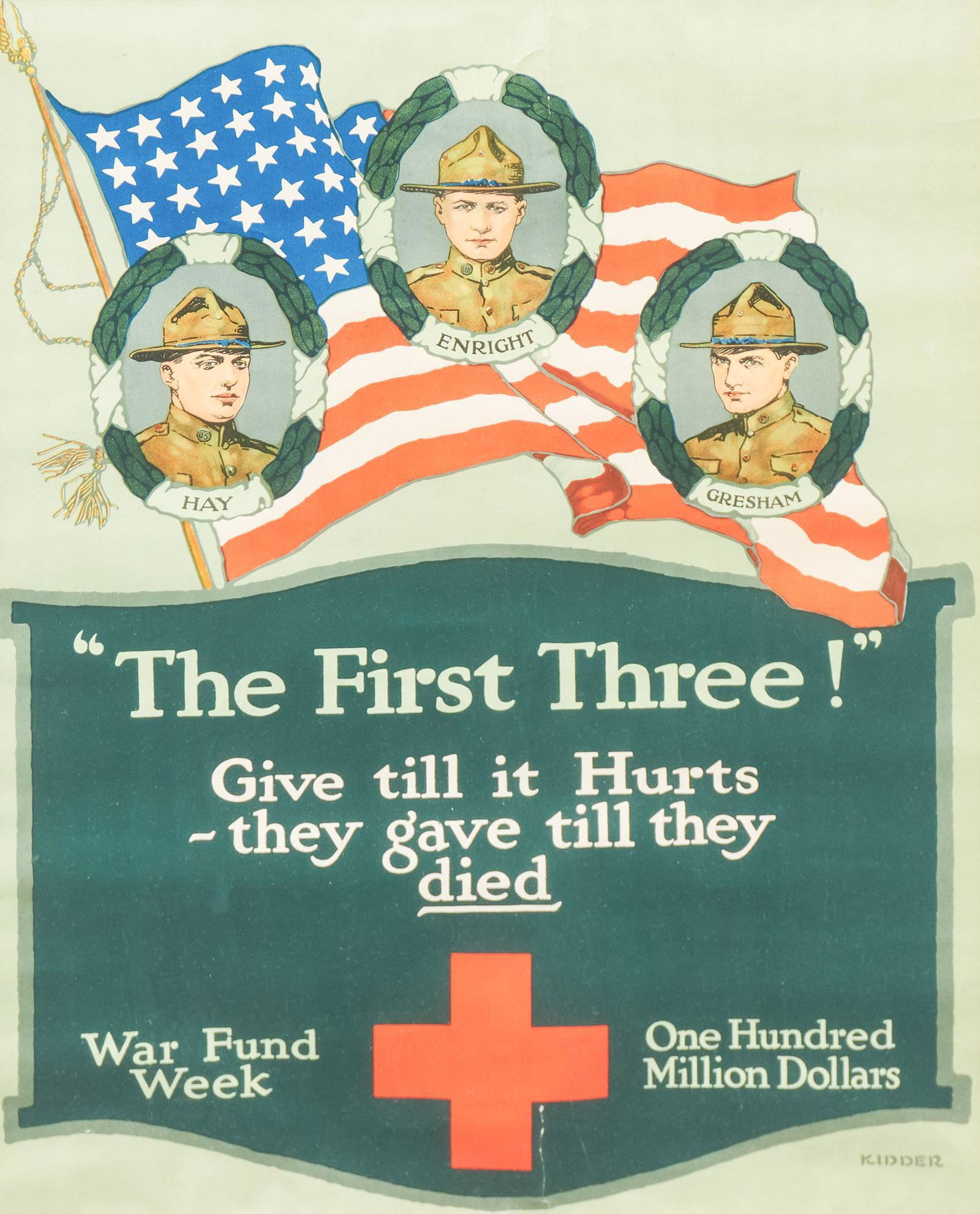 Benjamin Kidder, WWI Red Cross, "The First There!" (1 of 6)