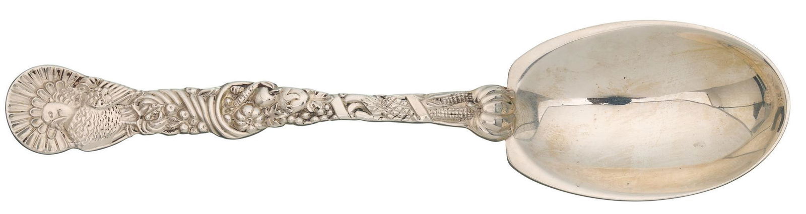 Tiffany Sterling Silver Turkey Harvest Spoon (1 of 3)