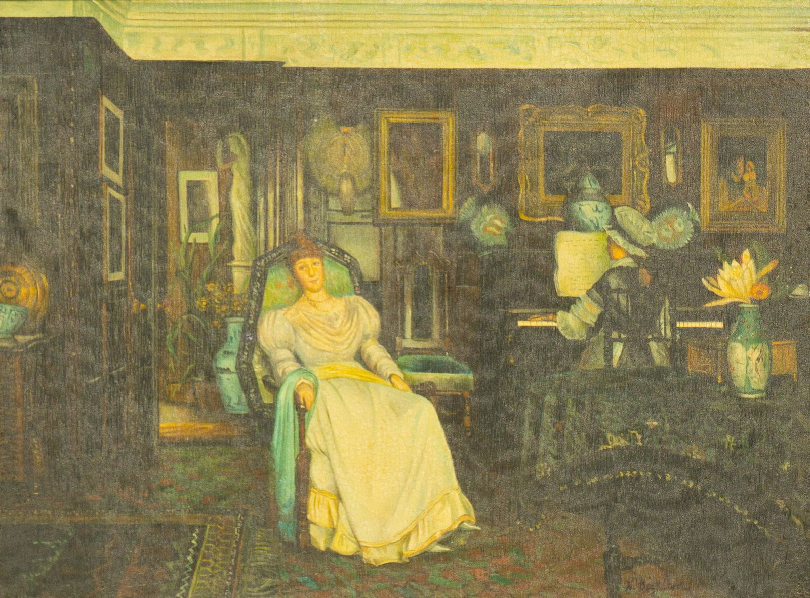 Sitting Room, Oil on Canvas (1 of 5)