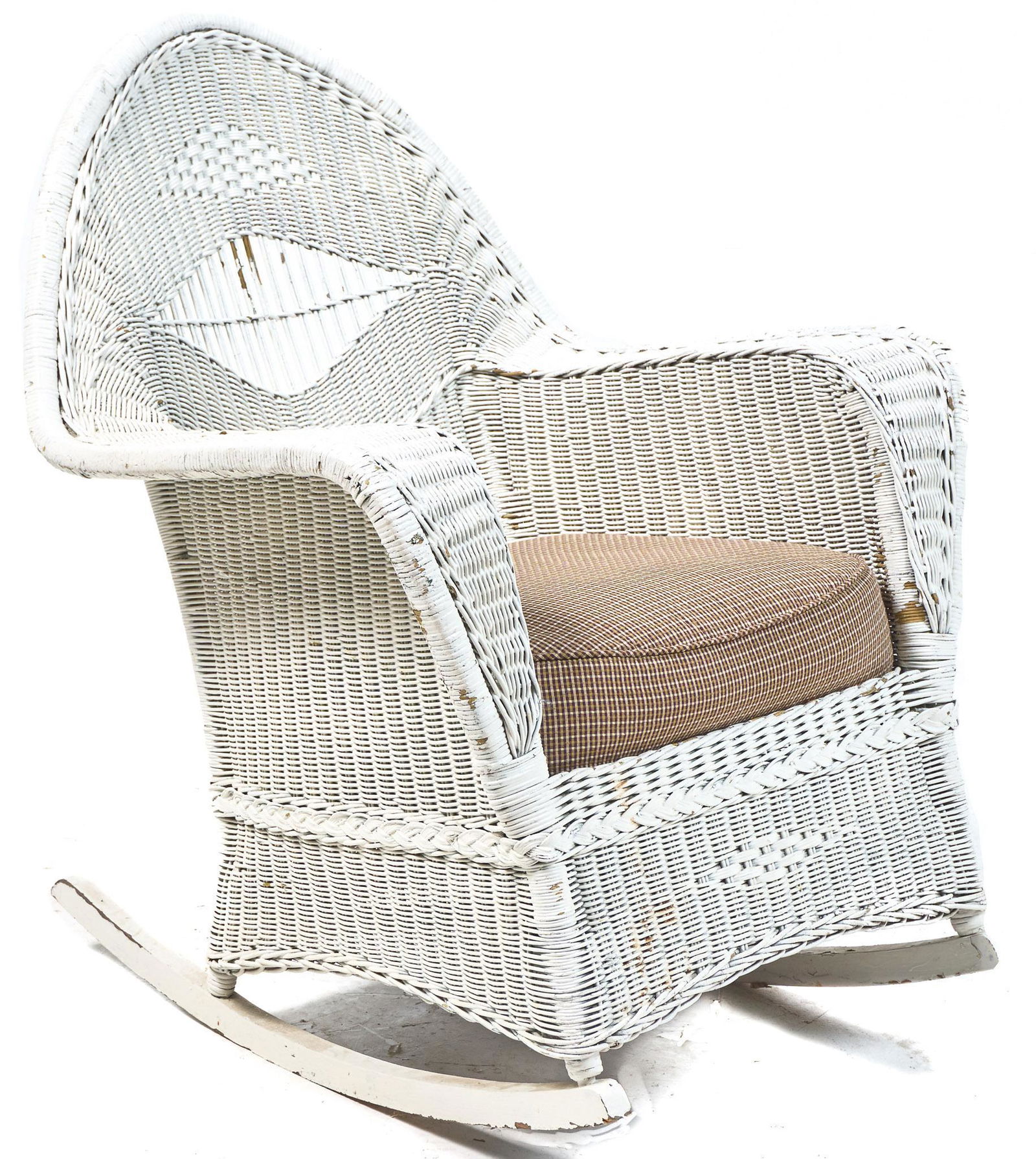 Vintage Wicker Rocking Chair (1 of 3)