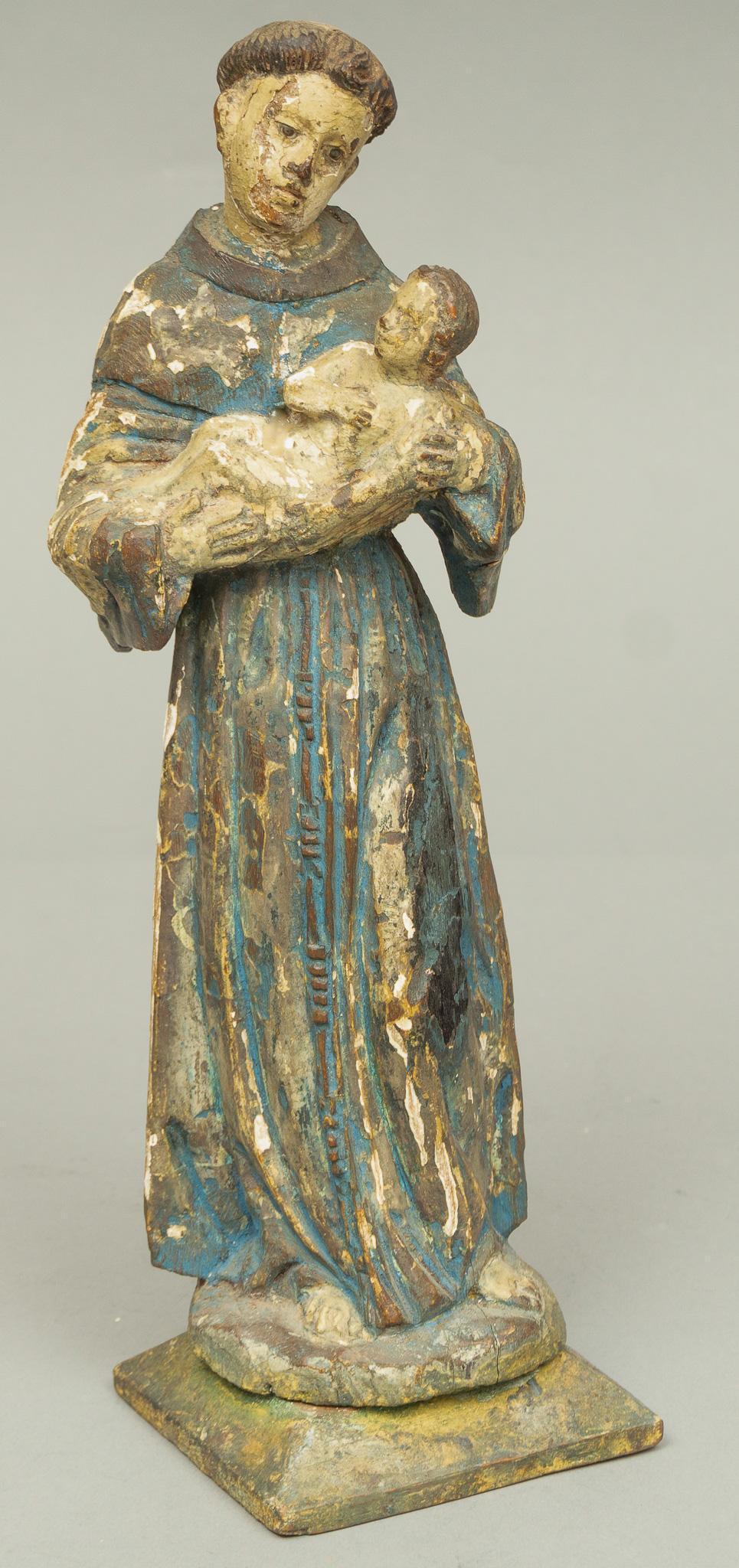 Spanish Colonial Era Santos, Saint Anthony and Christ (1 of 4)