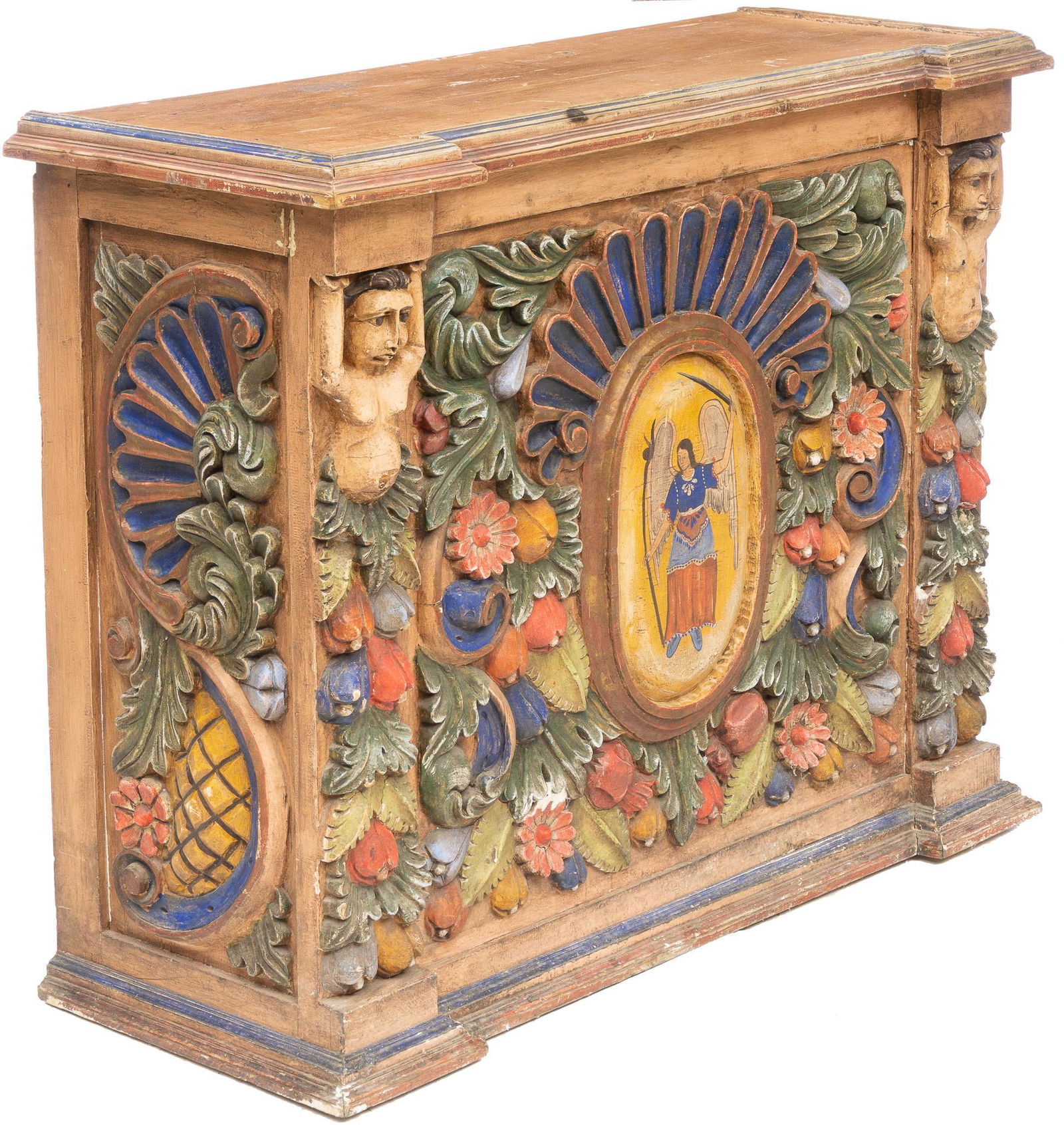 Important Spanish Colonial Era Sideboard (1 of 7)