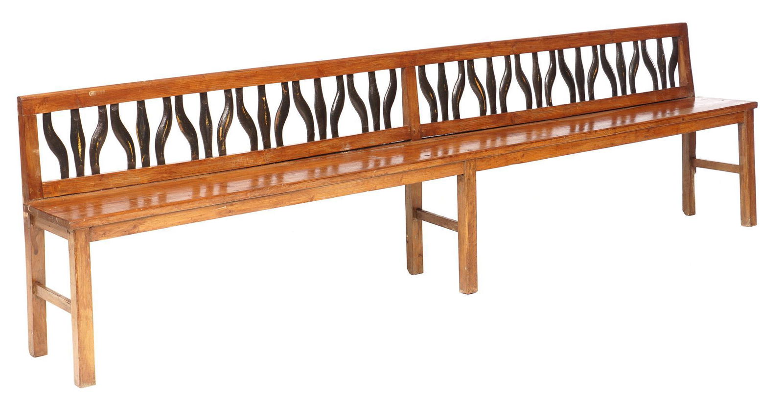 9' Long Vintage Hallway Bench (1 of 3)