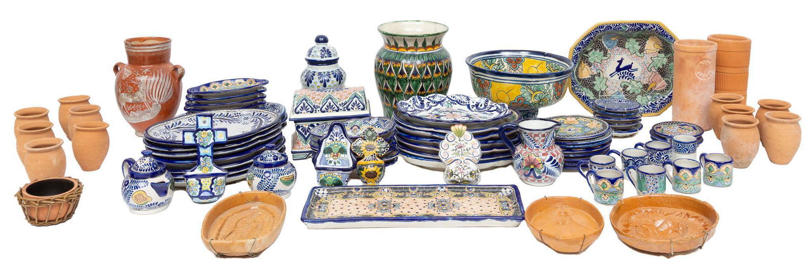 Collection of Approx. 70 Mexican Pottery (1 of 7)
