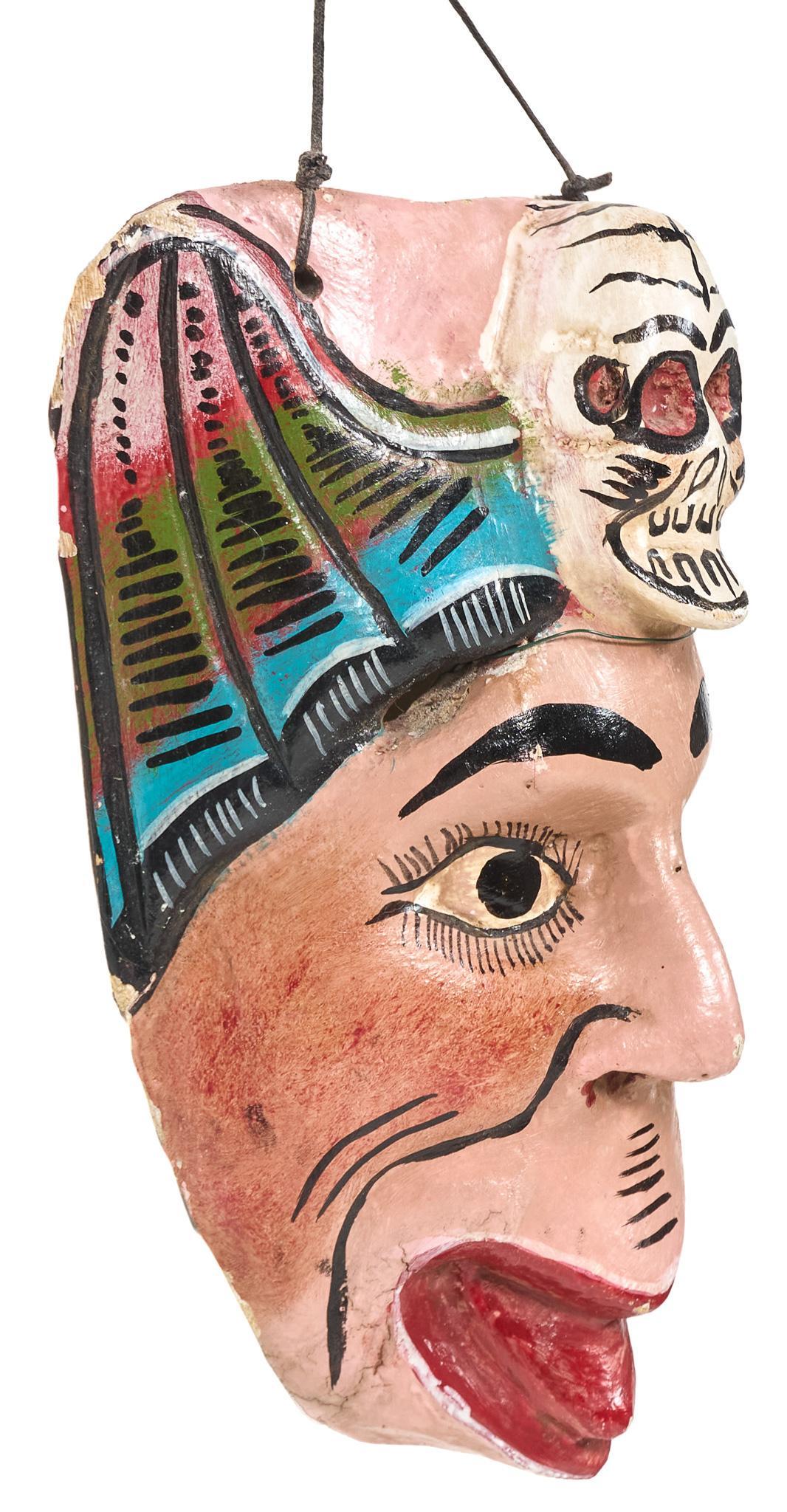 Manner of Jose Rodriguez (20th C., MEX), Folk Art Mask (1 of 4)