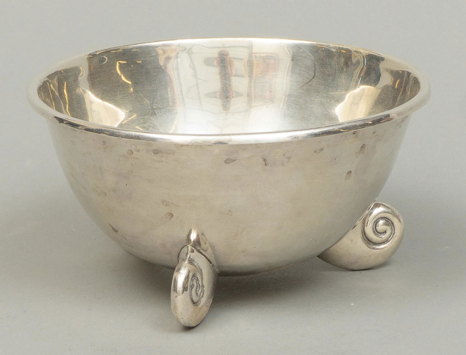 William Spratling Sterling Silver Nautilus Footed Bowl (1 of 3)