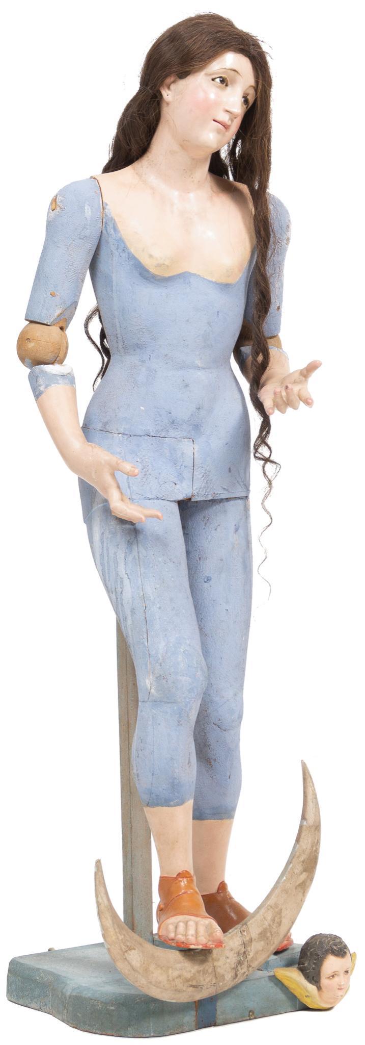 20th C. Mexican Folk Art Statue, Woman (1 of 6)