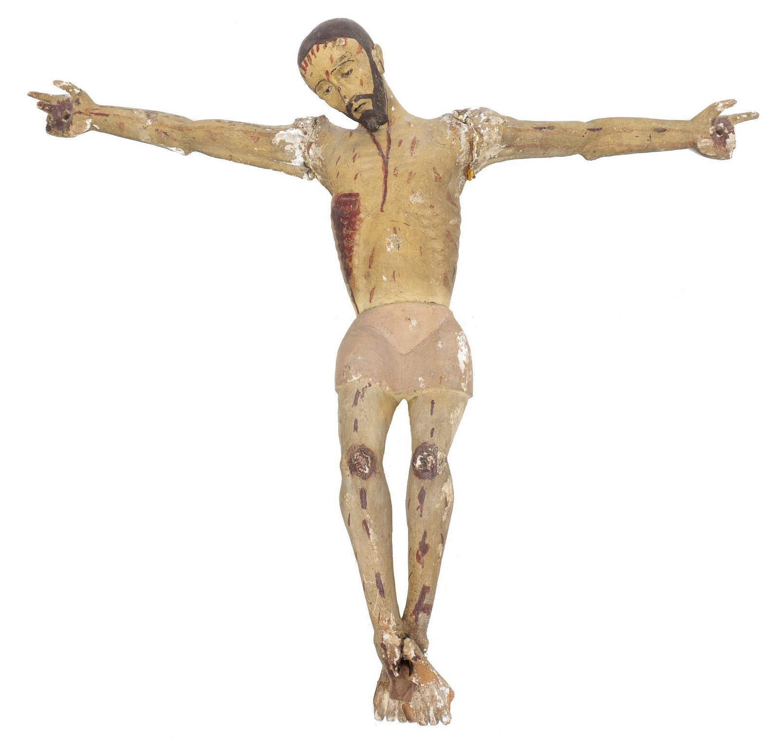 19th C. Mexican Folk Art Carving, Christ (1 of 3)