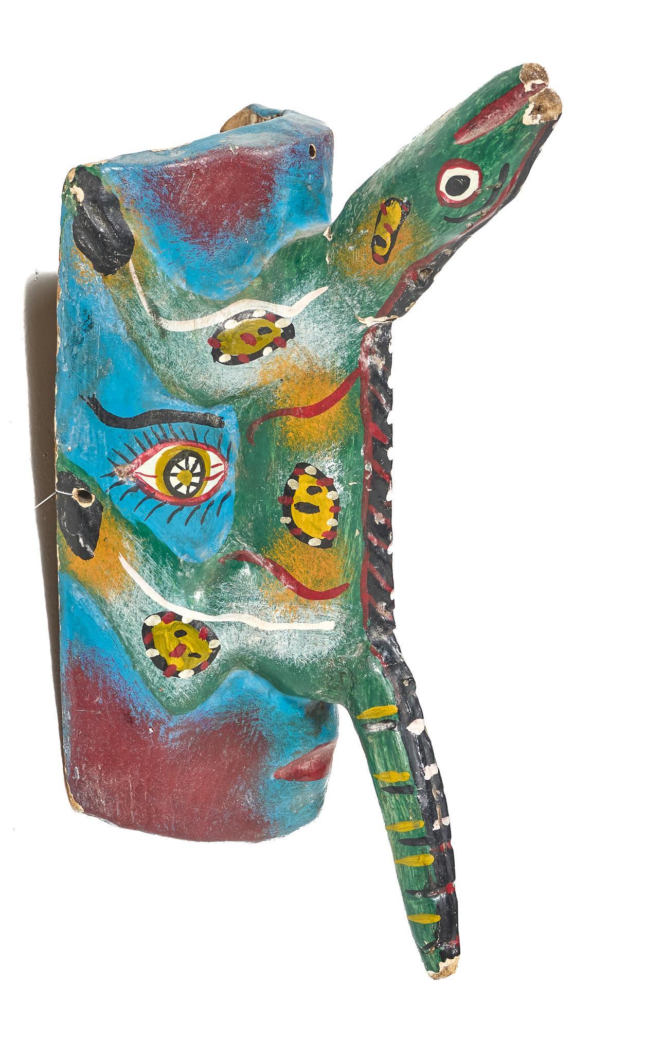 20th C. Mexican Folk Art Alebrije Mask (1 of 4)