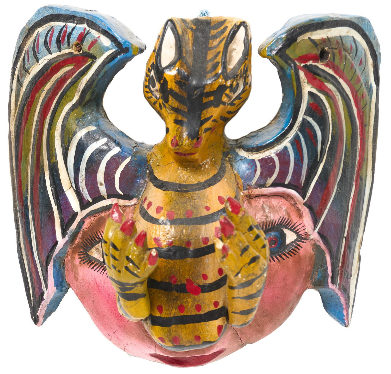 20th C. Mexican Folk Art Espiritu Ayudante Mask (1 of 4)