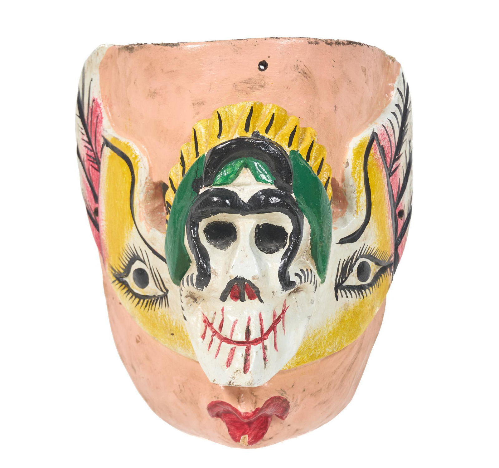 Manner of Jose Rodriguez (20th C., MEX), Folk Art Mask (1 of 4)