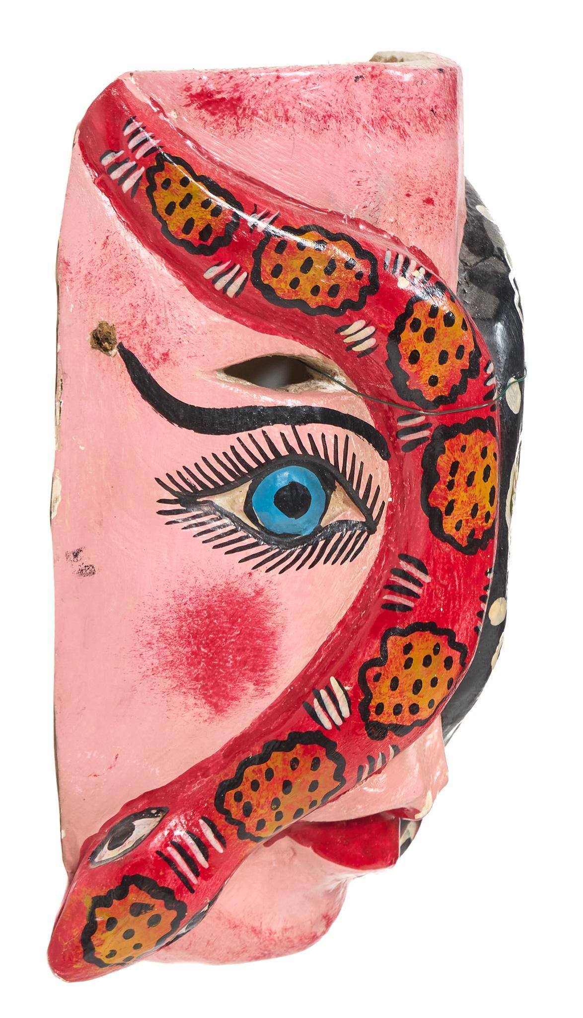 20th C. Mexican Folk Art Serpiente Mask (1 of 4)