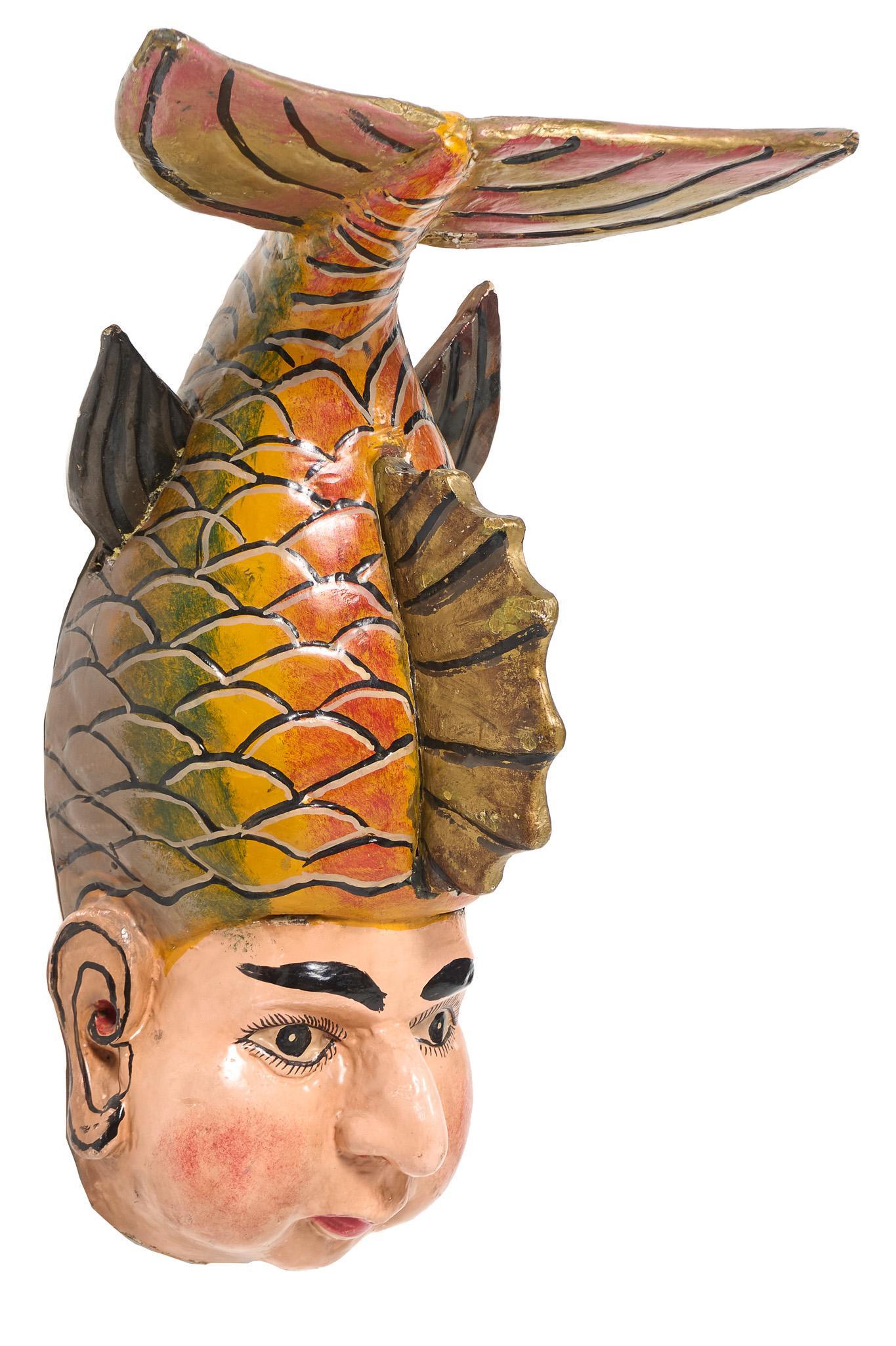 20th C. Mexican Folk Art Alebrije Mask (1 of 4)