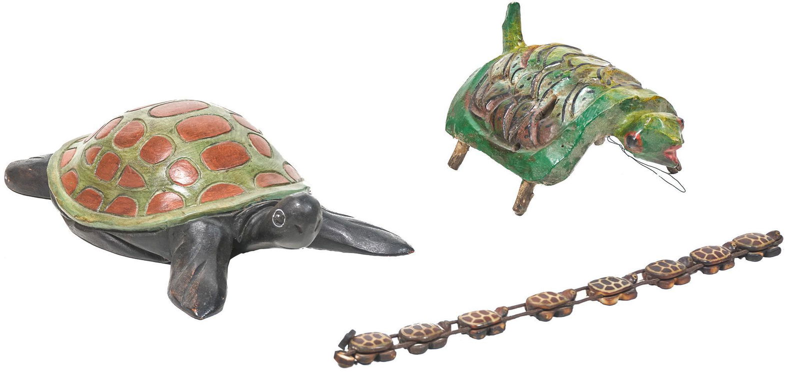 Collection of 3 Vintage Mexican Folk Art Alebrije (1 of 4)