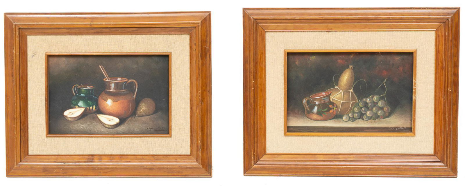 G. Ranquillo (20th C., MEX), Pair of Culinary Still (1 of 6)