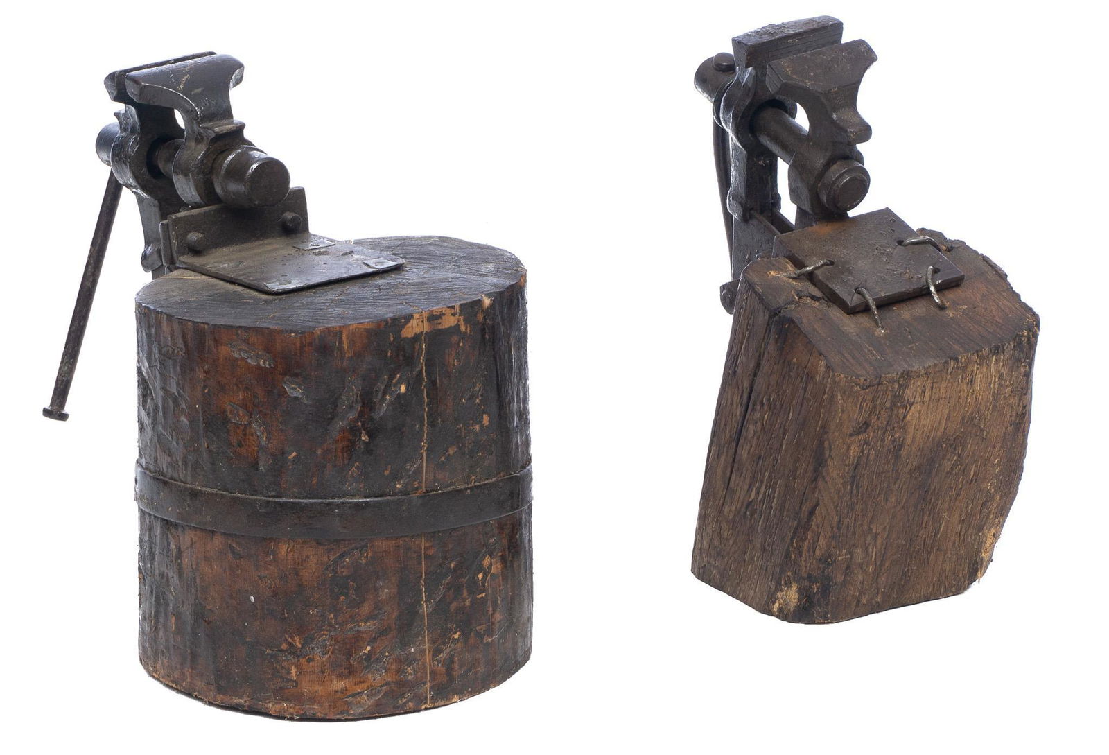 Pair of Primitive Blacksmith Clamps (1 of 4)