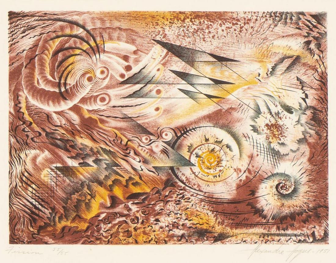 Alexander Hogue (1898-1994), "Fission", 1951 (1 of 5)