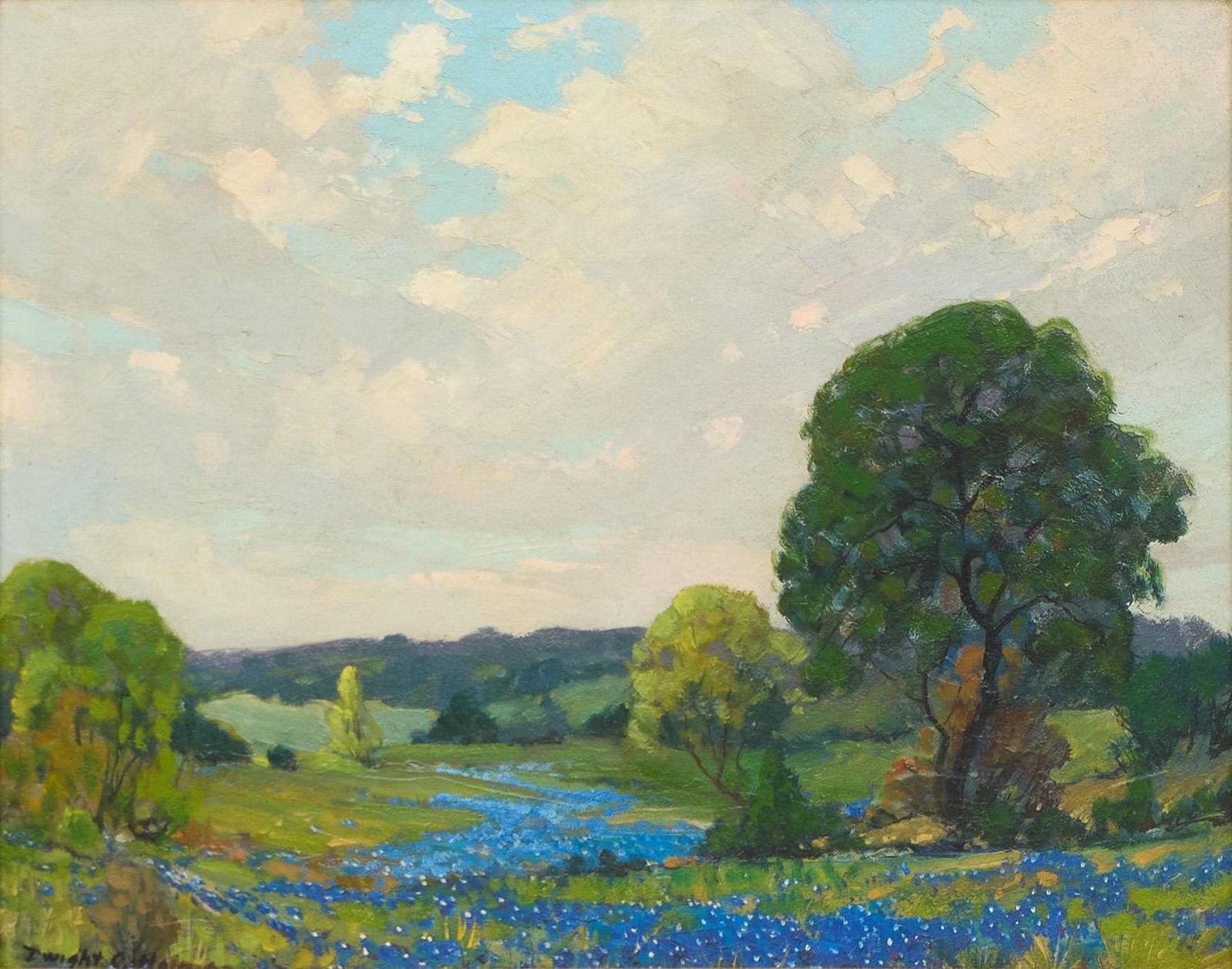 Dwight Clay Holmes (1900-1986), Bluebonnets (1 of 4)