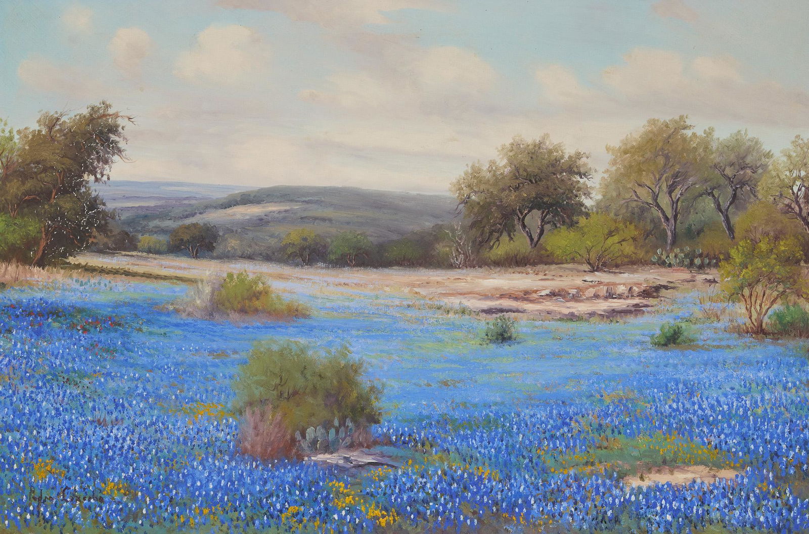 Pedro Lazcano (1909-1970), Texas Blue (1 of 4)