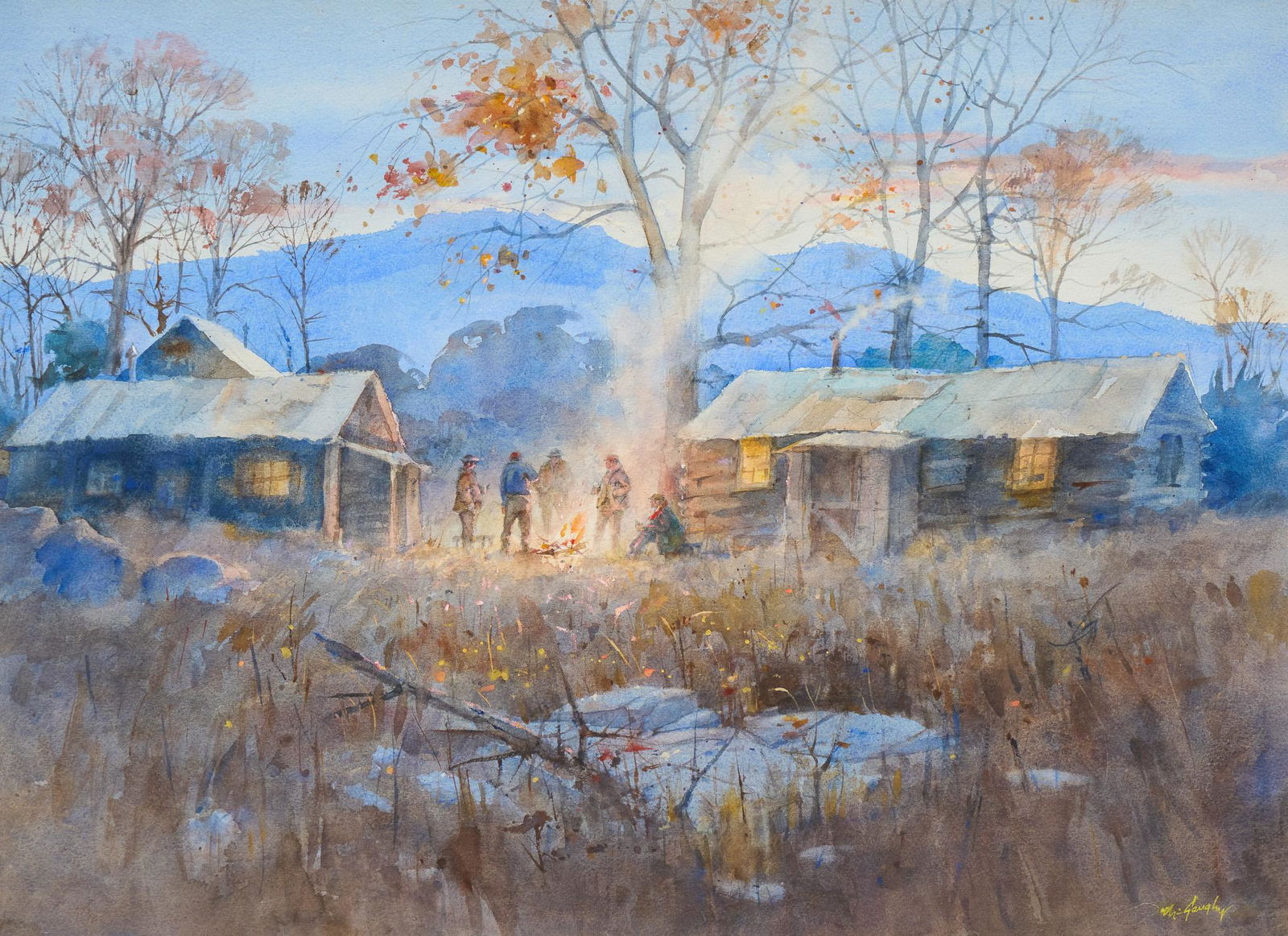 Clay McGaughy (1931-2021), "Beer and Bourbon" (1 of 4)