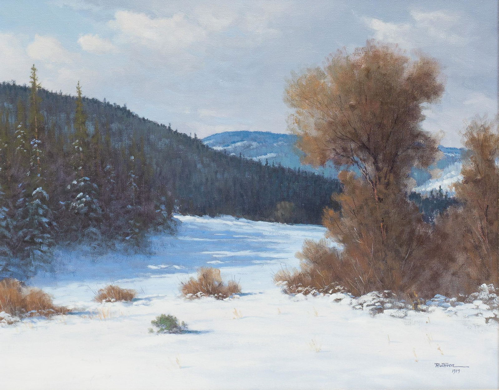 Jerry Ruthven (b. 1947), Texas Winter, 1979 (1 of 4)
