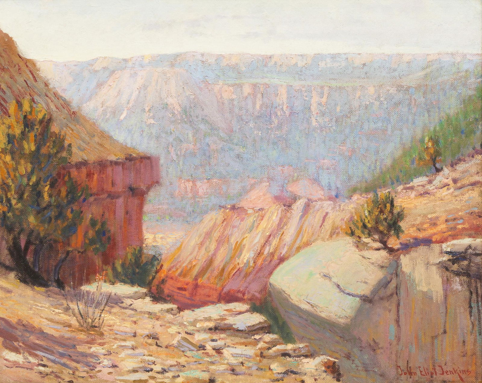 John Elliot Jenkins (1868-1937), Canyon Sunrise (1 of 4)