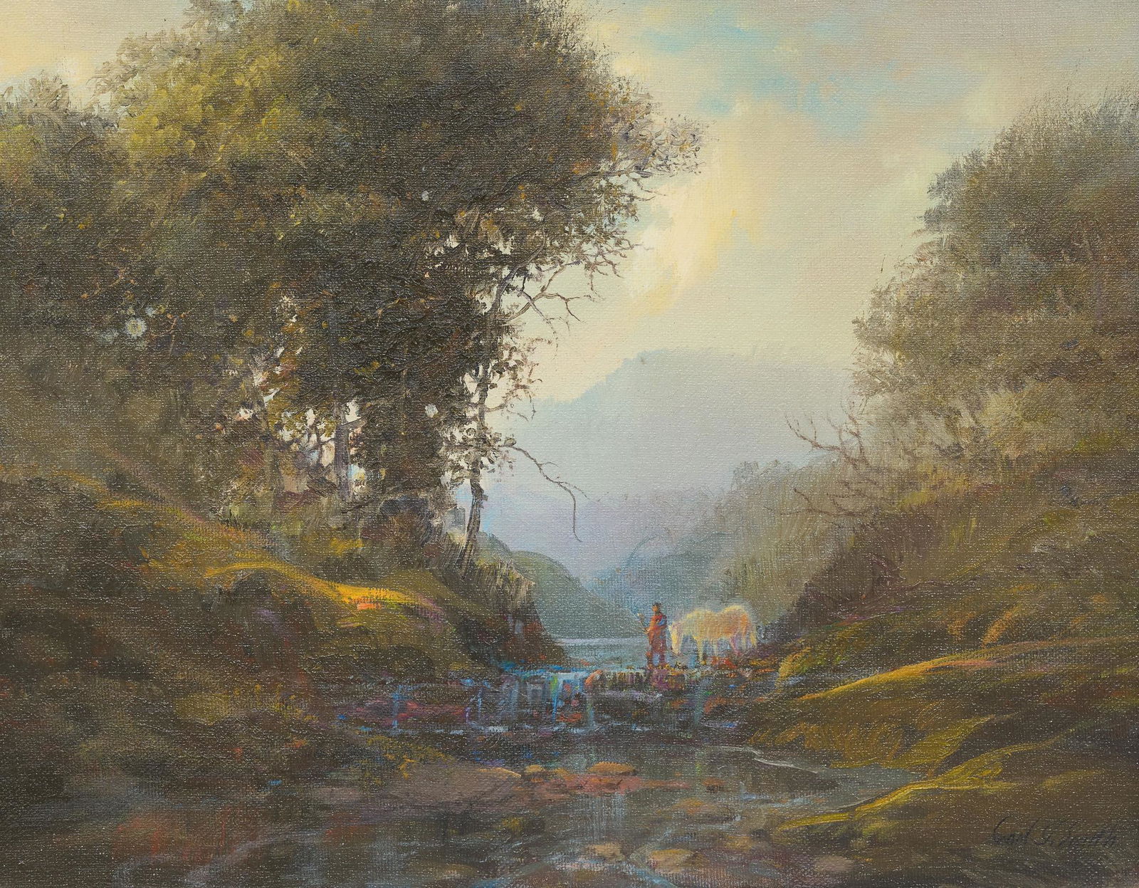 Carl J. Smith (b. 1928), "Waters of the Wichita" (1 of 5)